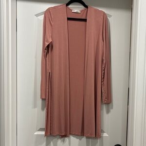 Sivana Bamboo Luxe Dusty Rose cardigan